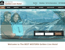 Tablet Screenshot of bestwesternanchorage.com